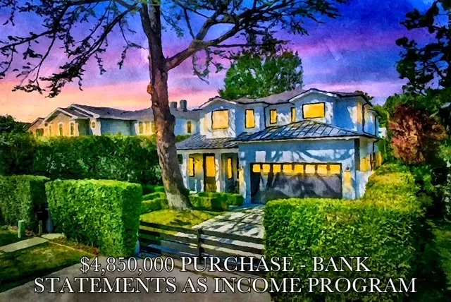$4.85M home purchase closed with a bank statement loan